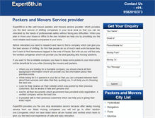 Tablet Screenshot of expert5th.in
